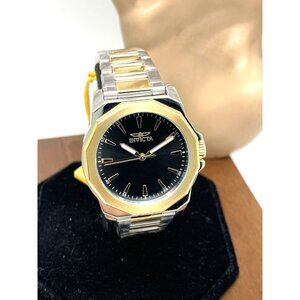 Invicta Women's Watch 48578 Speedway Quartz Black Dial Two Tone Steel 34mm